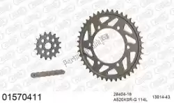 Here you can order the chain kit chain kit, alu racing from Afam, with part number 39001570411: