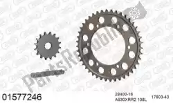 Aquí puede pedir kit de cadena kit de cadena, aluminio de Afam , con el número de pieza 39001577246: