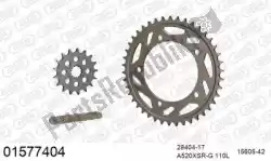 Here you can order the chain kit chain kit, alu racing from Afam, with part number 39001577404: