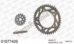 Here you can order the chain kit chain kit, alu racing from Afam, with part number 39001577405: