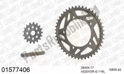 Here you can order the chain kit chain kit, alu racing from Afam, with part number 39001577406: