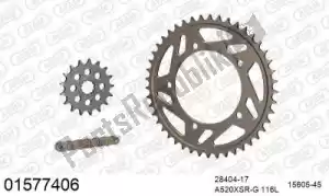 AFAM 39001577406 chain kit chain kit, alu racing - Bottom side