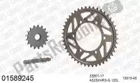 39001589245, Afam, Kit de cadena kit de cadena, aluminio    , Nuevo