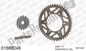 AFAM 39001589245 chain kit chain kit, aluminum - Bottom side