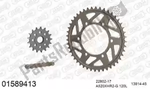 AFAM 39001589413 chain kit chain kit, alu racing - Bottom side