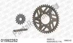 Aquí puede pedir kit de cadena kit de cadena, aluminio de Afam , con el número de pieza 39001592252: