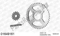 39001649161, Afam, Kit de cadena kit de cadena, acero    , Nuevo