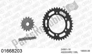 AFAM 39001668203 kit de cadena kit de cadena, acero - Lado inferior
