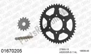 AFAM 39001670205 kit de corrente kit de corrente, aço - Lado inferior