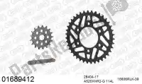 39001689412, Afam, Kit catena kit catena, acciaio racing    , Nuovo