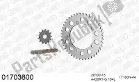 39001703800, Afam, Kit chaine kit chaine aluminium    , Nouveau