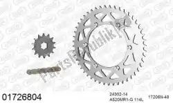 Ici, vous pouvez commander le kit chaine kit chaine aluminium auprès de Afam , avec le numéro de pièce 39001726804: