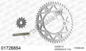 AFAM 39001726854 kit de cadena kit de cadena, aluminio - Lado inferior