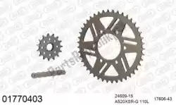 Here you can order the chain kit chain kit, alu racing from Afam, with part number 39001770403: