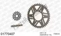 39001770407, Afam, Chain kit chain kit, alu racing    , New