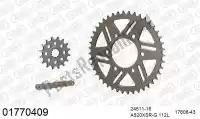 39001770409, Afam, Chain kit chain kit, alu racing    , New