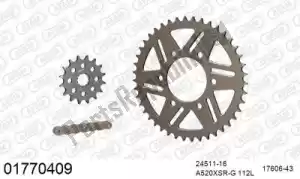 AFAM 39001770409 chain kit chain kit, alu racing - Bottom side