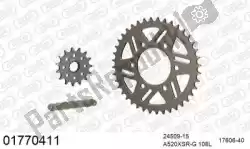 Here you can order the chain kit chain kit, alu racing from Afam, with part number 39001770411: