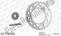 39001773700, Afam, Chain kit chain kit, aluminum    , New