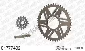 AFAM 39001777402 chain kit chain kit, alu racing - Bottom side