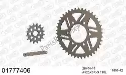 Here you can order the chain kit chain kit, alu racing from Afam, with part number 39001777406: