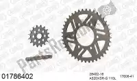 39001786402, Afam, Kit catena kit catena, alu racing    , Nuovo