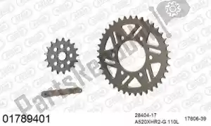 AFAM 39001789401 chain kit chain kit, alu racing - Bottom side