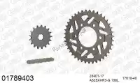 39001789403, Afam, Kit catena kit catena, alluminio    , Nuovo