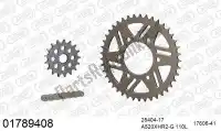 39001789408, Afam, Kit catena kit catena, alu racing    , Nuovo