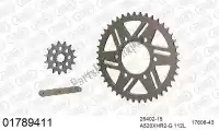 39001789411, Afam, Ketting kit chainkit, alu racing    , Nieuw