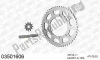 39003501606, Afam, Kit de cadena kit de cadena, acero    , Nuevo