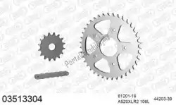 Here you can order the chain kit chain kit, steel from Afam, with part number 39003513304: