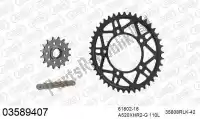 39003589407, Afam, Kit catena kit catena, acciaio racing    , Nuovo