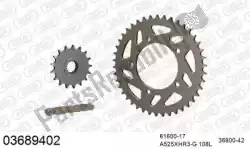 Aquí puede pedir kit de cadena kit de cadena, aluminio de Afam , con el número de pieza 39003689402:
