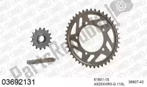 AFAM 39003692131 chain kit chain kit, aluminum - Bottom side