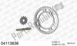 Here you can order the chain kit chain kit, steel from Afam, with part number 39004113636: