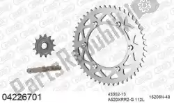 Here you can order the chain kit chain kit, aluminum from Afam, with part number 39004226701: