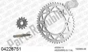 AFAM 39004226751 kit catena kit catena, alluminio - Il fondo