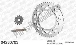 Here you can order the chain kit chain kit, aluminum from Afam, with part number 39004230703: