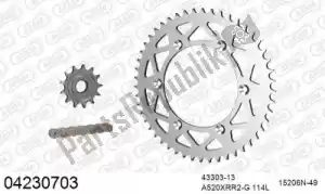 AFAM 39004230703 chain kit chain kit, aluminum - Bottom side