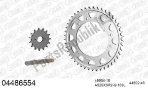 AFAM 39004486554 kit de cadena kit de cadena, acero - Lado inferior