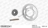 39005083241, Afam, Ketting kit chainkit, steel    , Nieuw