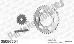 Qui puoi ordinare kit catena kit catena, acciaio da Afam , con numero parte 39005086204: