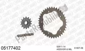 AFAM 39005177402 chain kit chain kit, alu racing - Bottom side