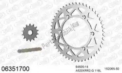 Qui puoi ordinare kit catena kit catena, alluminio da Afam , con numero parte 39006351700: