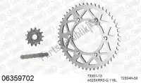 39006359702, Afam, Kit de cadena kit de cadena, aluminio    , Nuevo