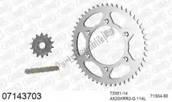 Here you can order the chain kit chain kit, steel racing from Afam, with part number 39007143703: