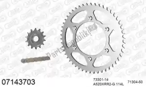 AFAM 39007143703 chain kit chain kit, steel racing - Bottom side