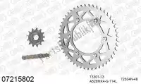 39007215802, Afam, Kit de cadena kit de cadena, aluminio    , Nuevo