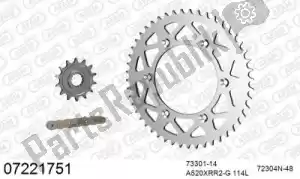 AFAM 39007221751 chain kit chain kit, aluminum - Bottom side